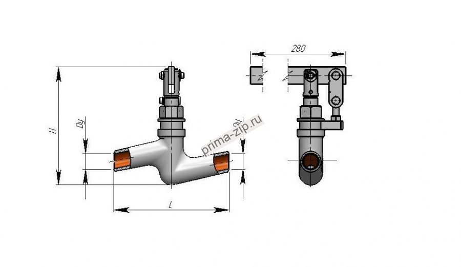 9с-3-3-4 Клапан игольчатый регулирующий