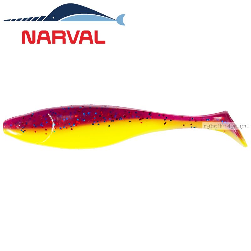 Мягкие приманки Narval Commander Shad 12sm #007 Purple Spring (4 шт в уп)