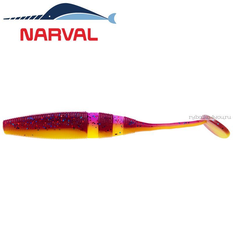 Мягкие приманки Narval Loopy Shad 12sm #007 Purple Spring (4 шт в уп)