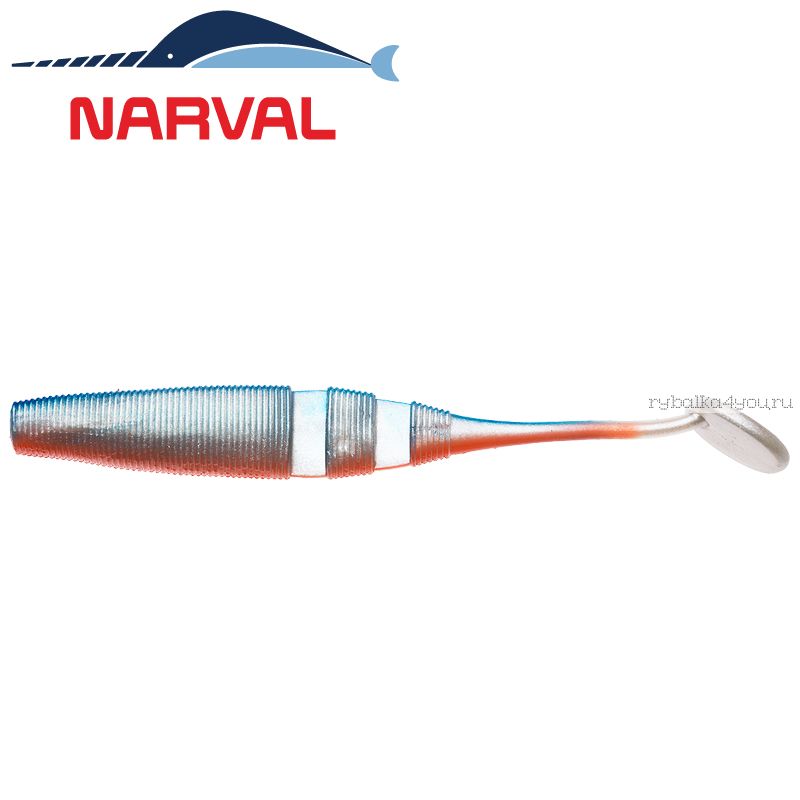 Мягкие приманки Narval Loopy Shad 12sm #001 Blue Back Shiner (4 шт в уп)