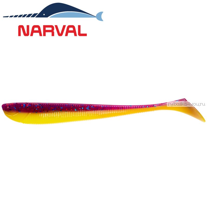 Мягкие приманки Narval Slim Minnow 11sm #007 Purple Spring (5 шт в уп)