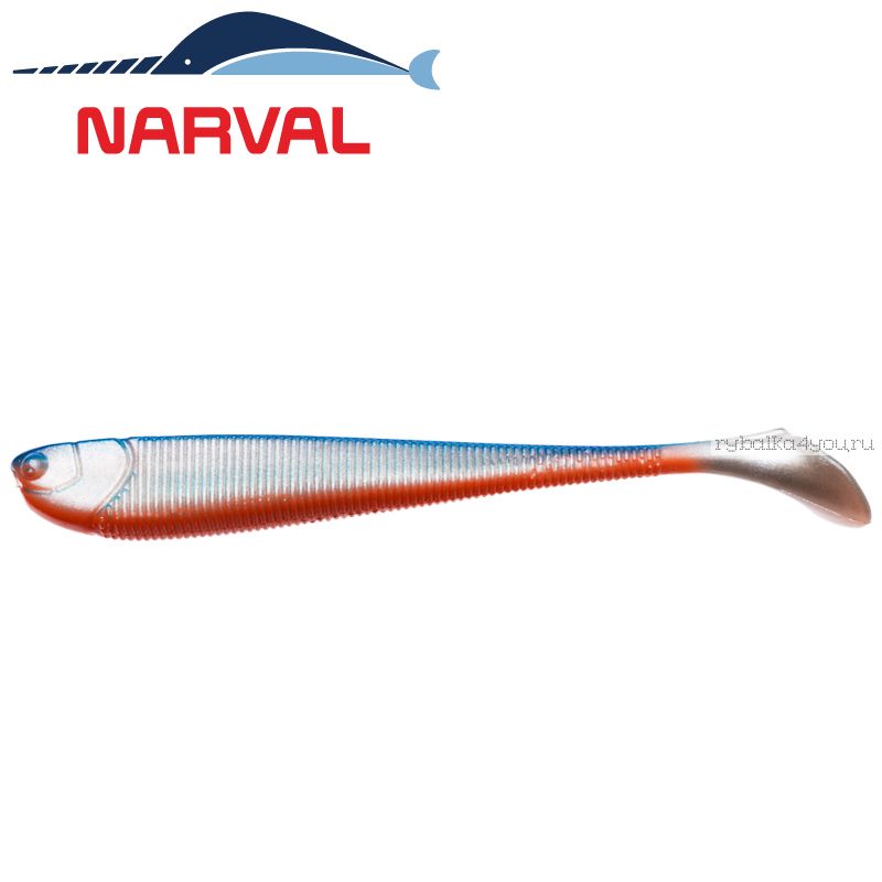 Мягкие приманки Narval Slim Minnow 11sm #001 Blue Back Shiner (5 шт в уп)