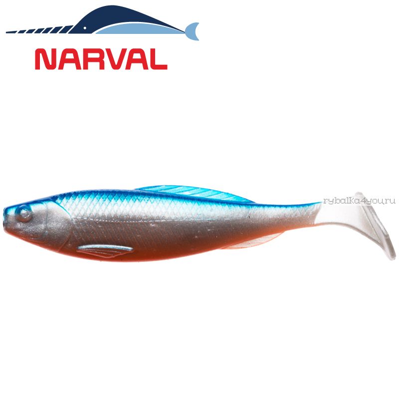 Мягкие приманки Narval Troublemaker 10sm #001 Blue Back Shiner (5 шт в уп)