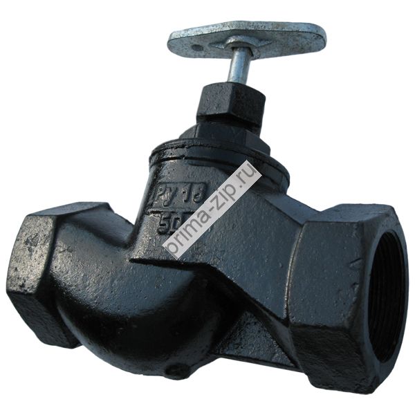 15кч18р Клапан запорный проходной чугунный