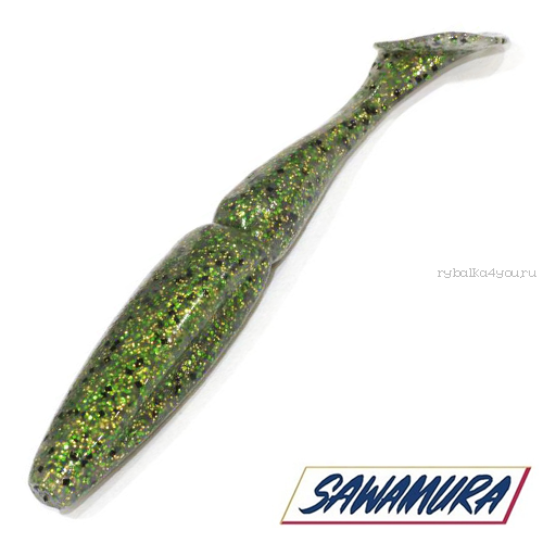 Мягкие приманки Sawamura One'up Shad 4'' #046 (6шт в уп)