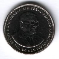 1 рупия 2012 г. Маврикий