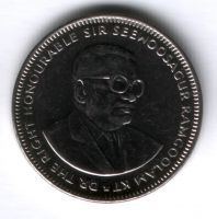 1 рупия 2012 г. Маврикий