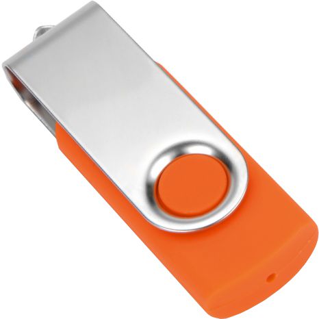 Оранжевые флешки Twist 8 Gb