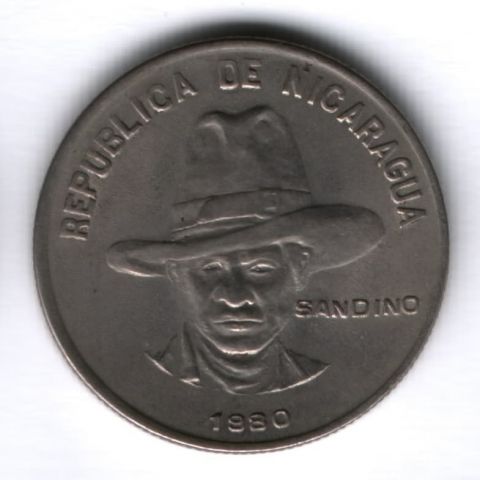 1 кордоба 1980 г. Никарагуа