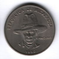 1 кордоба 1980 г. Никарагуа