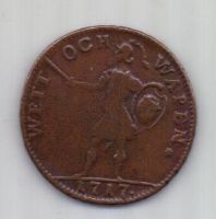 1 далер 1717 г. Швеция