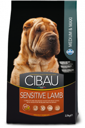 CIBAU SENSITIVE LAMB  MEDIUM & MAXI (Сибау сенситив медиум и макси с ягненком).