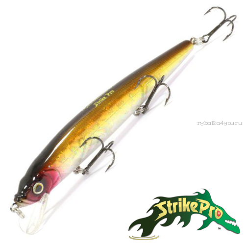 Воблер Strike Pro Alpha Minnow 115 12,0gr #864PPV