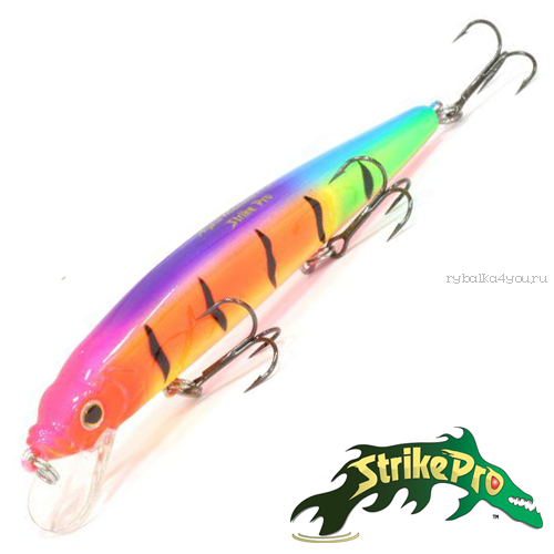 Воблер Strike Pro Alpha Minnow 115 12,0gr #A167F