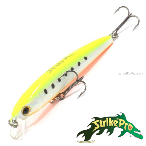 Воблер Strike Pro Alpha Minnow 60F 3,0gr #513T