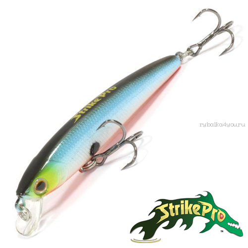 Воблер Strike Pro Alpha Minnow 60F 3,0gr #A05