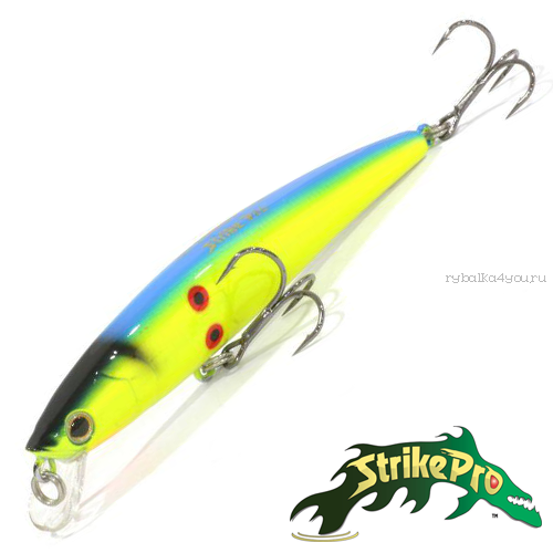 Воблер Strike Pro Arc Minnow 105F 11,0gr #A121F