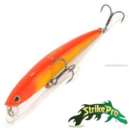 Воблер Strike Pro Arc Minnow 105F 11,0gr #A174FW