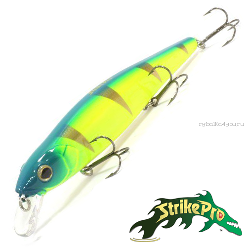 Воблер Strike Pro Jer-O Minnow 130 27,8gr #A47FL