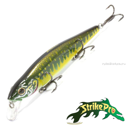 Воблер Strike Pro Jer-O Minnow 130 27,8gr #A164F