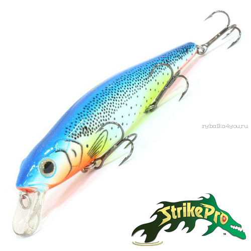 Воблер Strike Pro Jer-O Minnow 130 27,8gr #A141