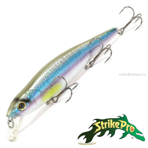 Воблер Strike Pro Jer-O Minnow 130 27,8gr #A210-SBO-RP