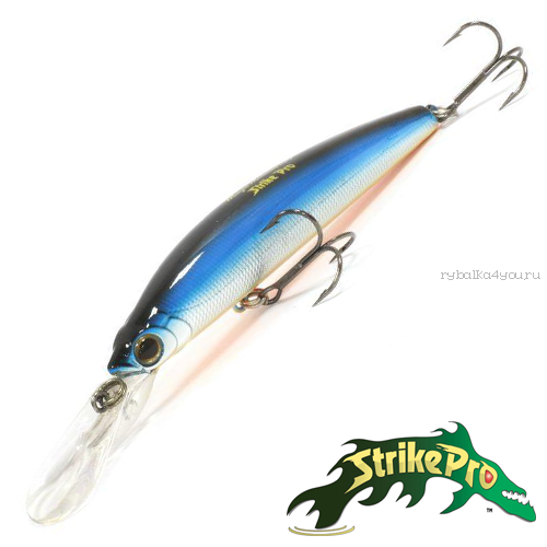 Воблер Strike Pro Magic Minnow 100 13,5gr #A02AE