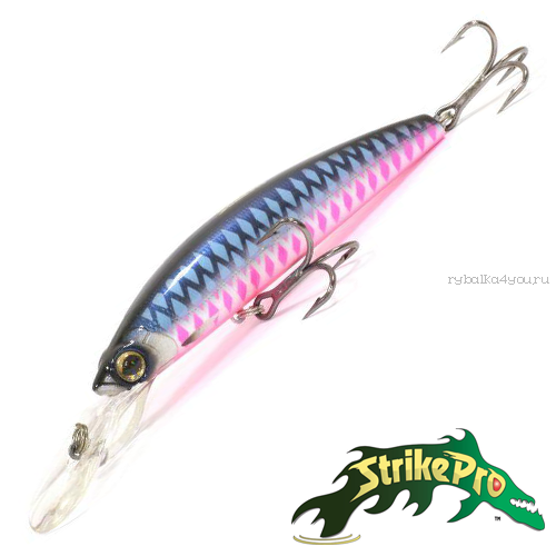 Воблер Strike Pro Magiс Minnow 125 31,0gr #AC536F