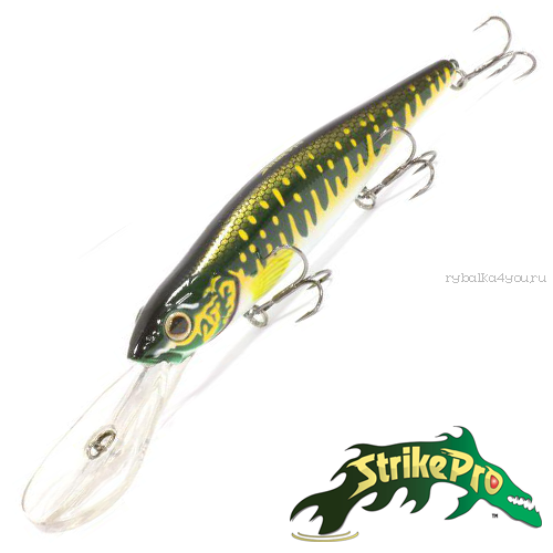 Воблер Strike Pro Deep Jer-O Minnow 130 31,0gr #A164F