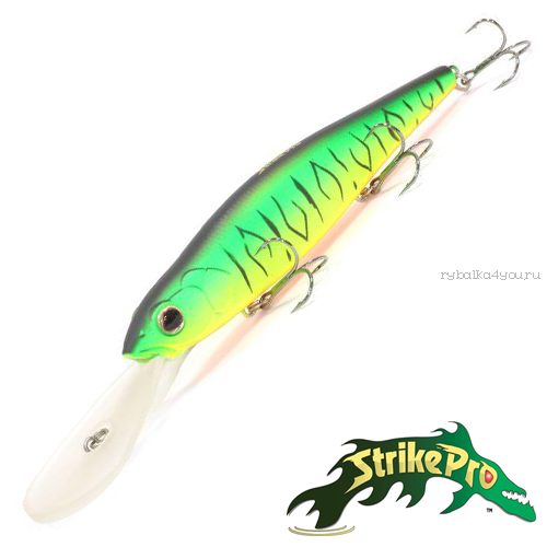 Воблер Strike Pro Deep Jer-O Minnow 130 31,0gr #GC01S