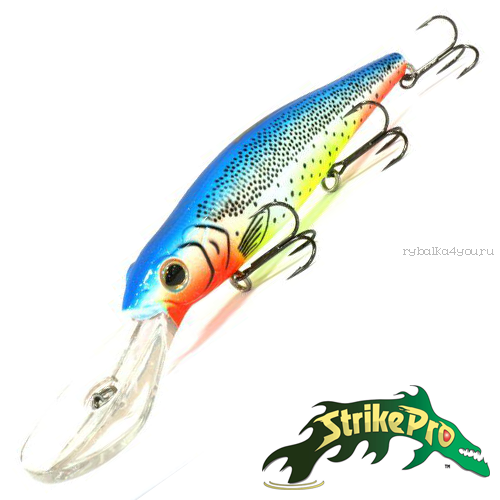 Воблер Strike Pro Deep Jer-O Minnow 130 31,0gr #A141