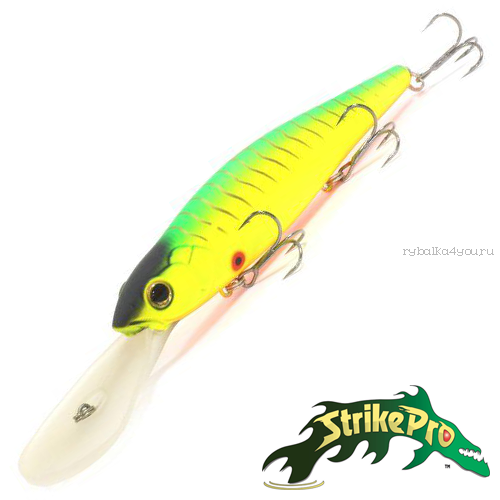 Воблер Strike Pro Deep Jer-O Minnow 130 31,0gr #A17S