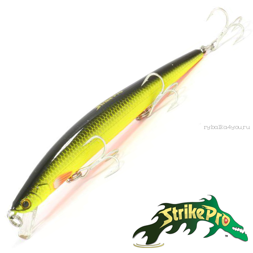 Воблер Strike Pro Slingshot Minnow 120F 12,6gr #SM63F