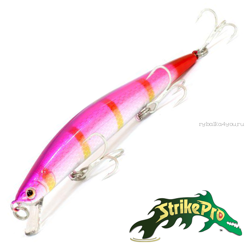 Воблер Strike Pro Slingshot Minnow 120F 12,6gr #A92E