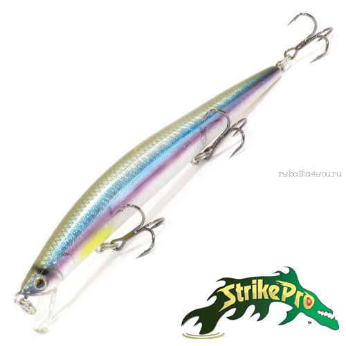 Воблер Strike Pro Slingshot Minnow 120F 12,6gr #A210-SBO-RP