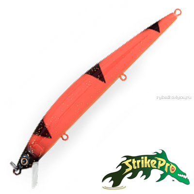 Воблер Strike Pro Slingshot Minnow 120F 14,4gr #C31