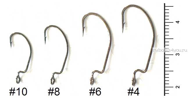 Крючок Hitfish LW Offset Hook (упаковка)