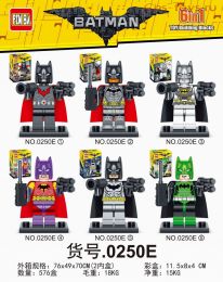 Конструктор PIN BA Batman 0250Е-12 6 шт.