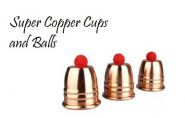 Профессиональные медные стаканчики и шарики Super Copper Cups and Balls