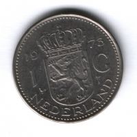 1 гульден 1973 г. Нидерланды