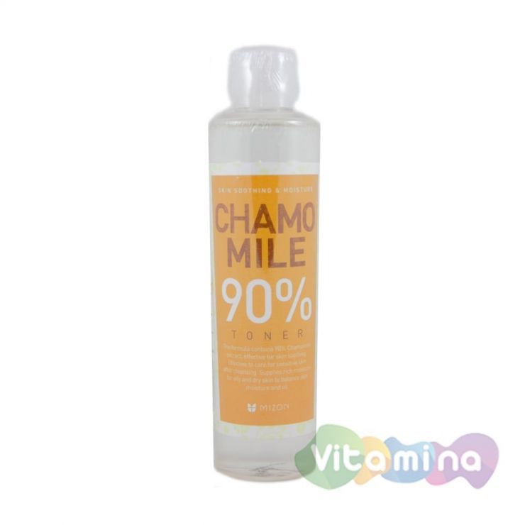 Тоник с экстрактом ромашки 90% - Mizon Camomile 90% Toner