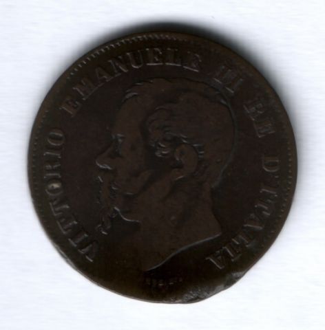 5 чентезимо 1861 г. M, Италия