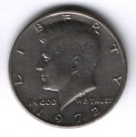 1/2 доллара 1972 г. США