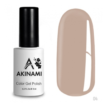 Akinami Color Gel Polish Pale Beige AСG004