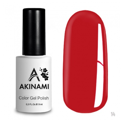 Akinami Color Gel Polish Red Coral AСG014