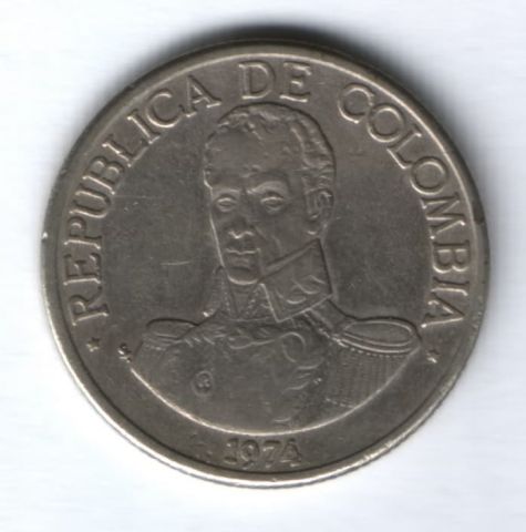 1 песо 1974 г. Колумбия