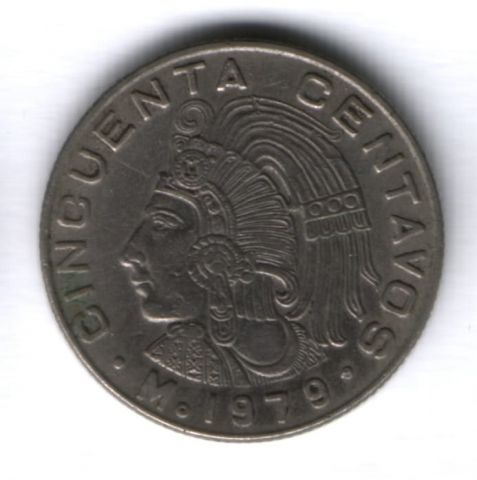 50 сентаво 1979 г. Мексика