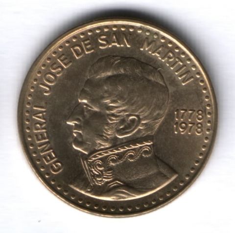 50 песо 1978 г. Аргентина