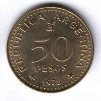 50 песо 1978 г. Аргентина