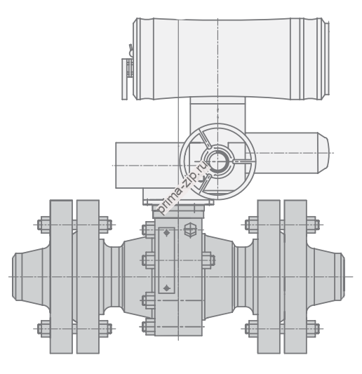 Кран шаровой 11с945п